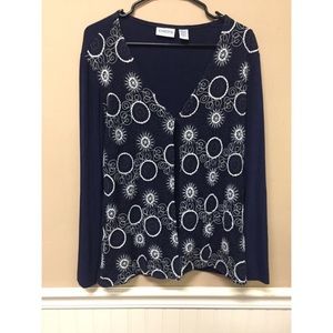 Chicos Travelers Size 2 Cardigan
